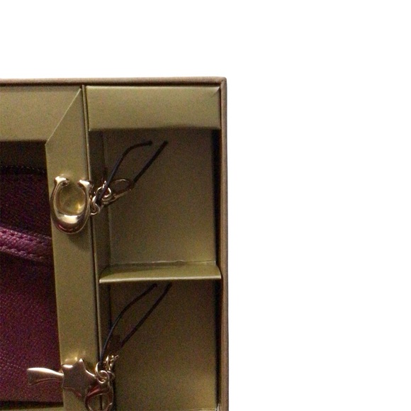 Coach Black Cherry Wristlet - Picture 3 of 5